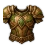 Plastron d'écorce pétrifiée